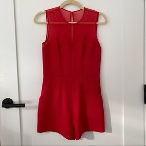 French Connection Red Romper